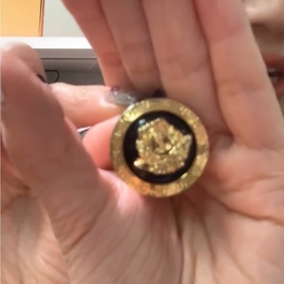 Vintage Authentic Gianni Versace Earring Made in Italy Bag& Box 404236 - Picture 9 of 11